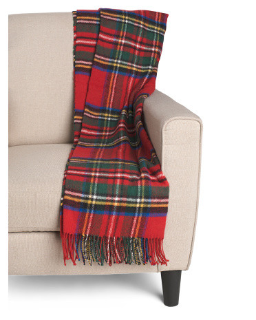 Tartan Plaid Throw | TJ Maxx