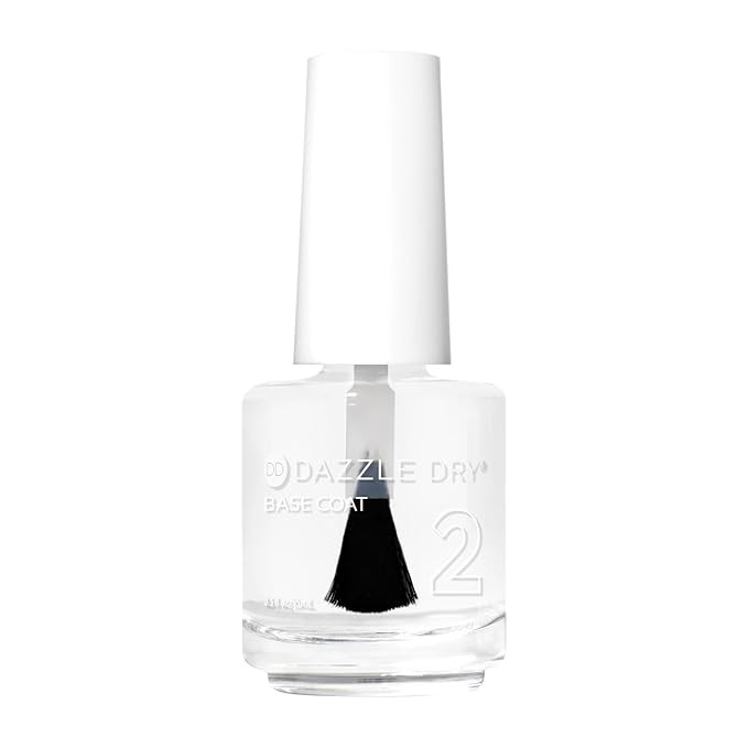 Dazzle Dry Base Coat - Step 2 – A Fast-Drying clear coat - Long-Lasting Nail Polish Base Coat f... | Amazon (US)
