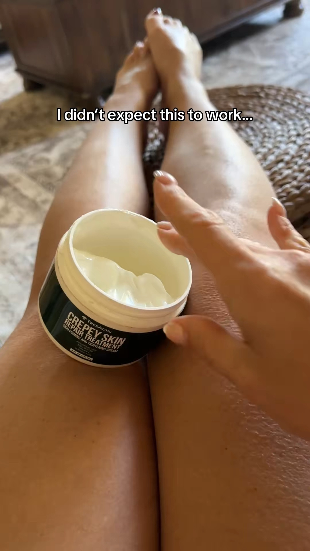 TreeActiv Crepey Skin Repair Cream
• Helps hydrate and soften crepey-looking skin
• Lightweight texture that absorbs fast
• Easy add-on to my nighttime routine

Note: I use this on arms and legs before bed and layer it with loose pajamas.

#LTKmomlife #LTKBeauty #LTKOver40