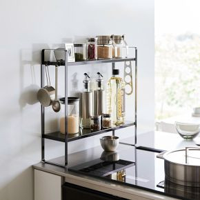 Yamazaki Two Tier Countertop Rack | West Elm (US)