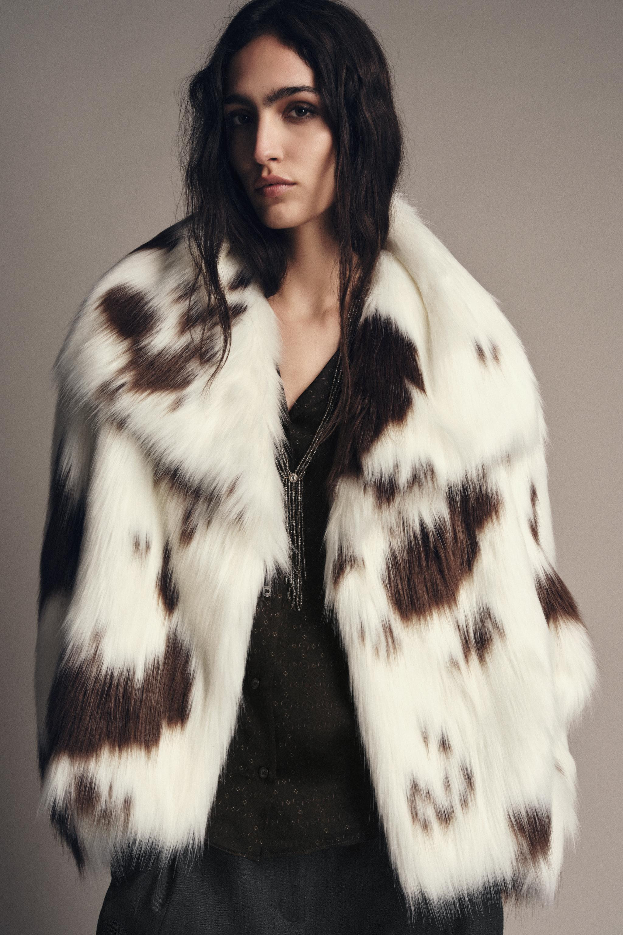 ZW COLLECTION FAUX FUR JACKET LIMITED EDITION | Zara US