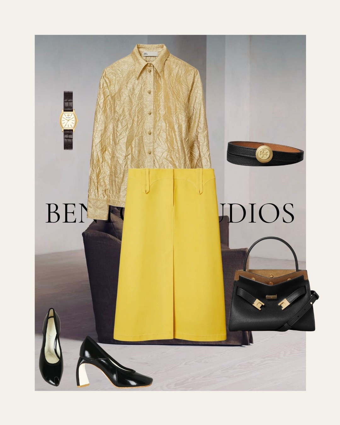 BRAND STUDY. NO 002

Statement colour and elevated everyday dressing. Yellow tailored shorts styled with a metallic gold shirt, black leather accessories and classic heels for polished workwear, dinner outfits and transitional dressing.

#ToryBurch #WorkwearStyle #ColourfulOutfits #TailoredShorts #DesignerAccessories #TransitionalStyle #EveningOutfit #LTKuk #LTKstyletip

#LTKFashionMonth #LTKuk #LTKstyletip