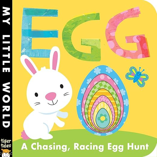 Egg: A Chasing, Racing Egg Hunt (My Little World)      Board book – Picture Book, March 3, 2015 | Amazon (US)