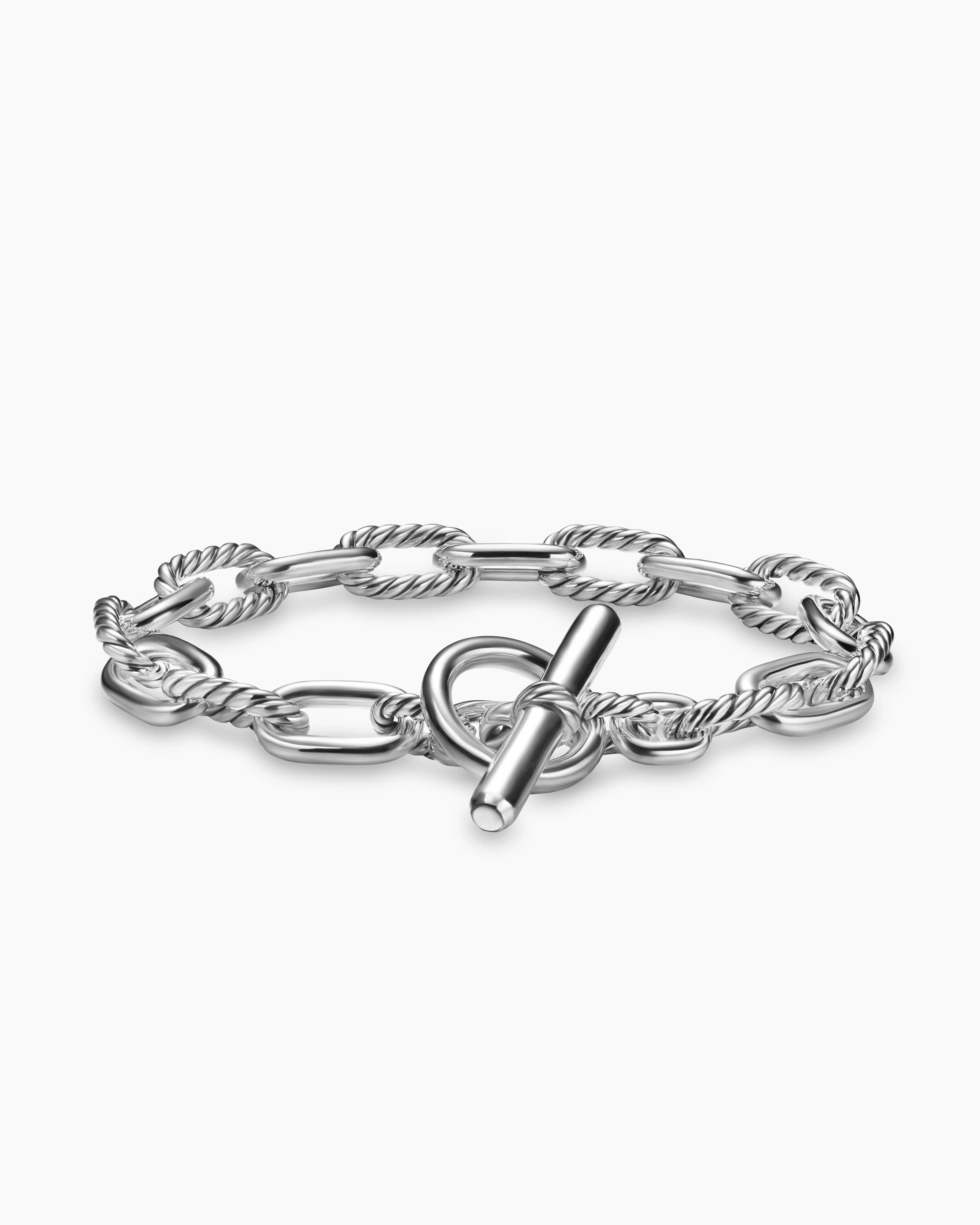David Yurman | DY Madison Toggle Chain Bracelet in Sterling Silver, 8.5mm | David Yurman
