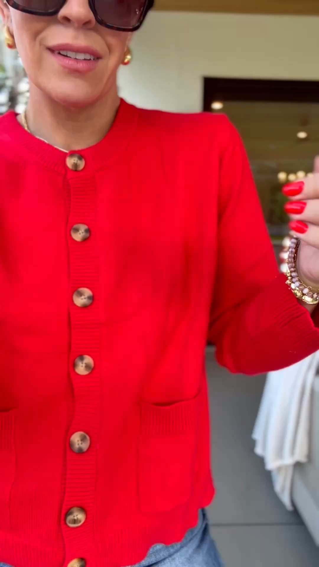 My favorite short sleeve cardigan now comes in a long sleeve! Restocked!