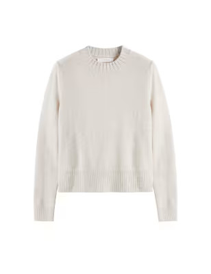 Wool Rich Cropped Jumper with Cashmere | Chinti & Parker | M&S | Marks & Spencer IE