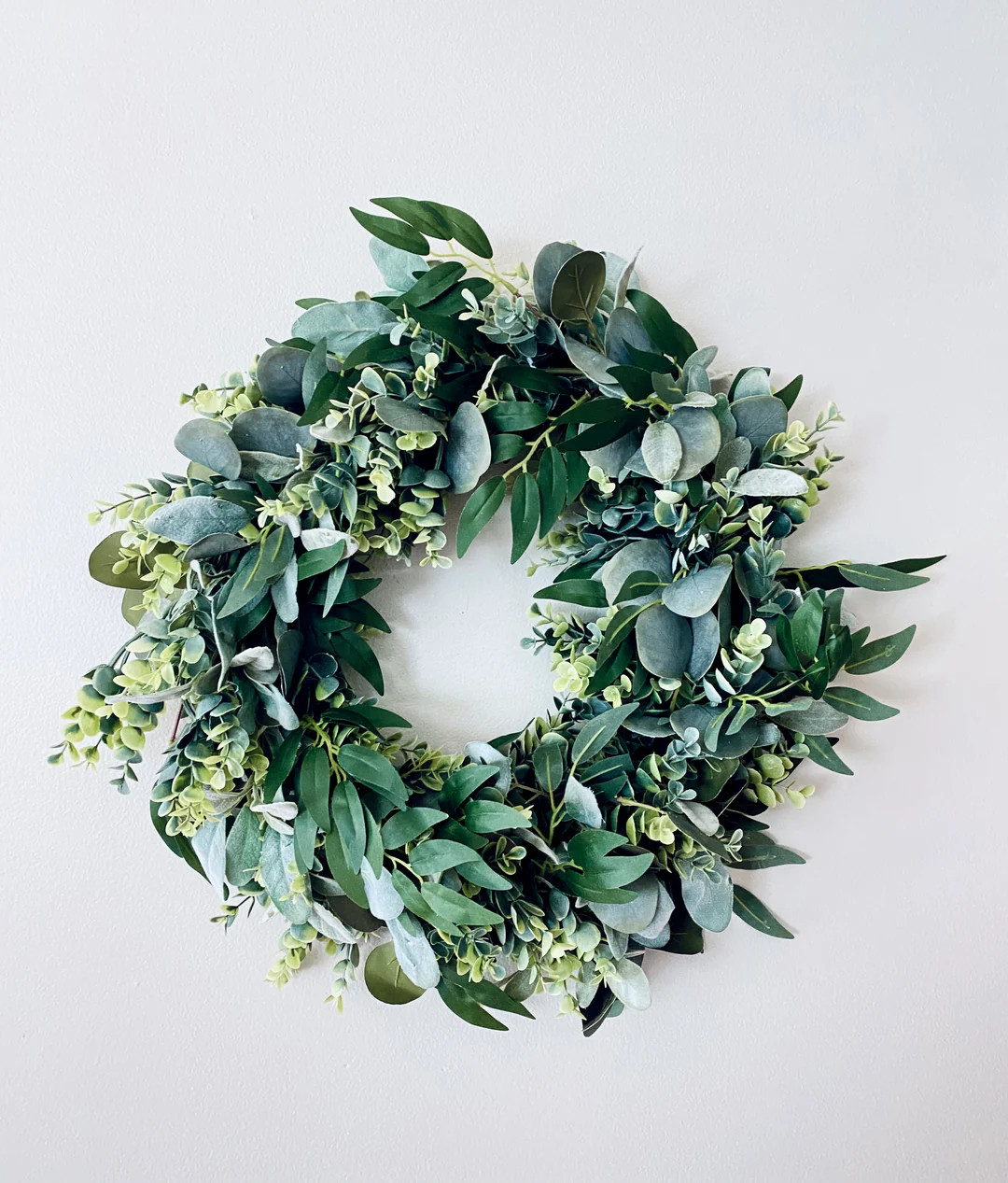 Mixed Eucalyptus  and Willow Greenery Wreath | Journey Decor