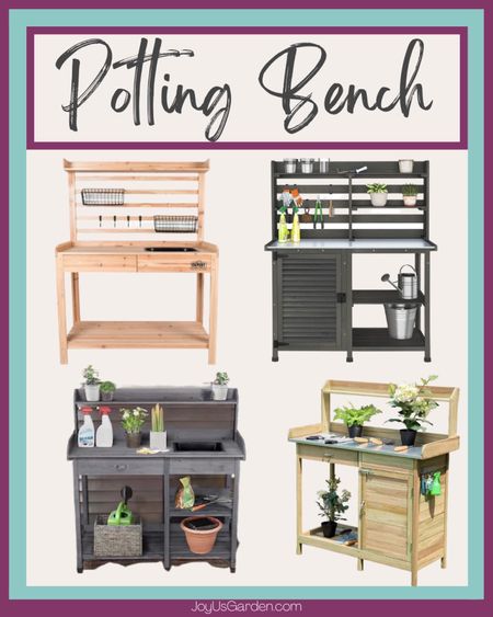 An outdoor potting bench is perfect for a green thumb. Make gardening a breeze with an outdoor potting station. #garden #outdoor #gardeningplants #gardenlife #gardendesign #gardeninspiration #gardens #gardenlove #backyard #pottingbench #targetfinds #amazonfinds #walmartfinds

#LTKhome #LTKSeasonal