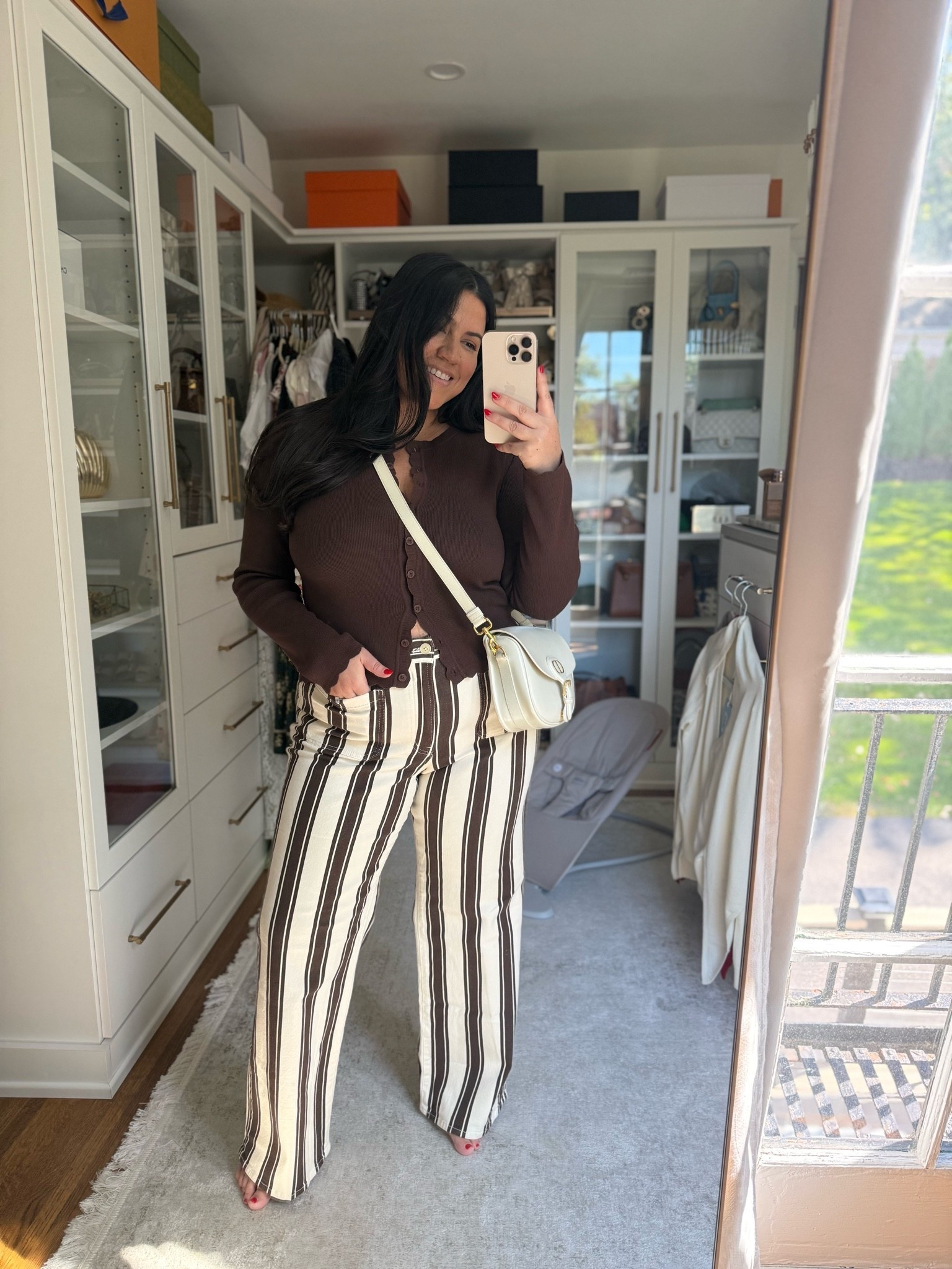 If you’re 5’3, these pants are perfect length! (Found them on sale for under $100)

#LTKSaleAlert #LTKMidsize #LTKootd