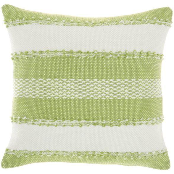 Woven Striped and Dots Indoor/Outdoor Throw Pillow - Mina Victory | Target