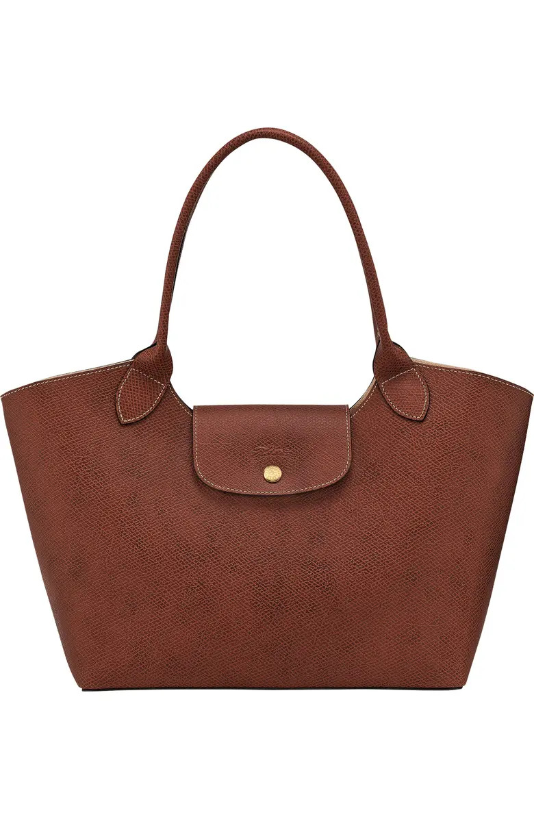 Épure Leather Shoulder Tote | Nordstrom