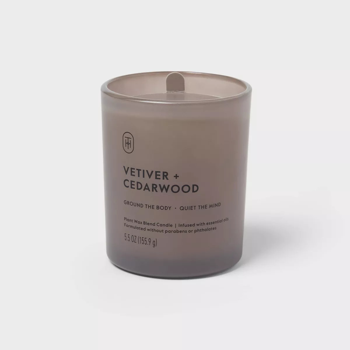 Glass Vetiver and Cedarwood Jar Candle 5.5oz - Threshold™ | Target