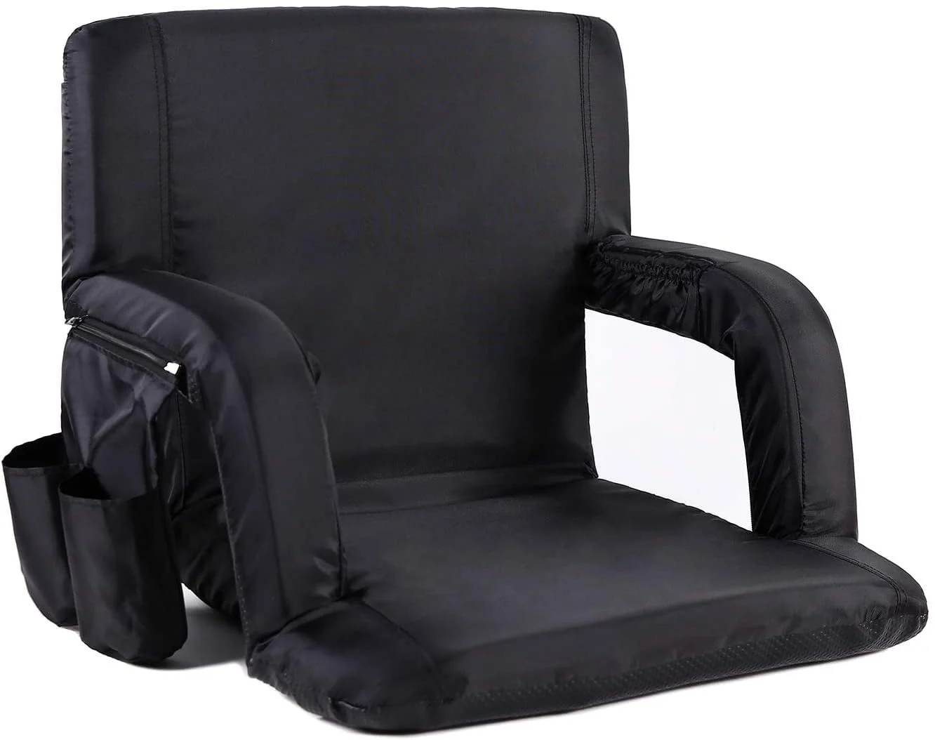 Seamander Large Size Foldable Stadium Seat Chair for Bleacher Padded Back Support with 6 Reclinin... | Walmart (US)