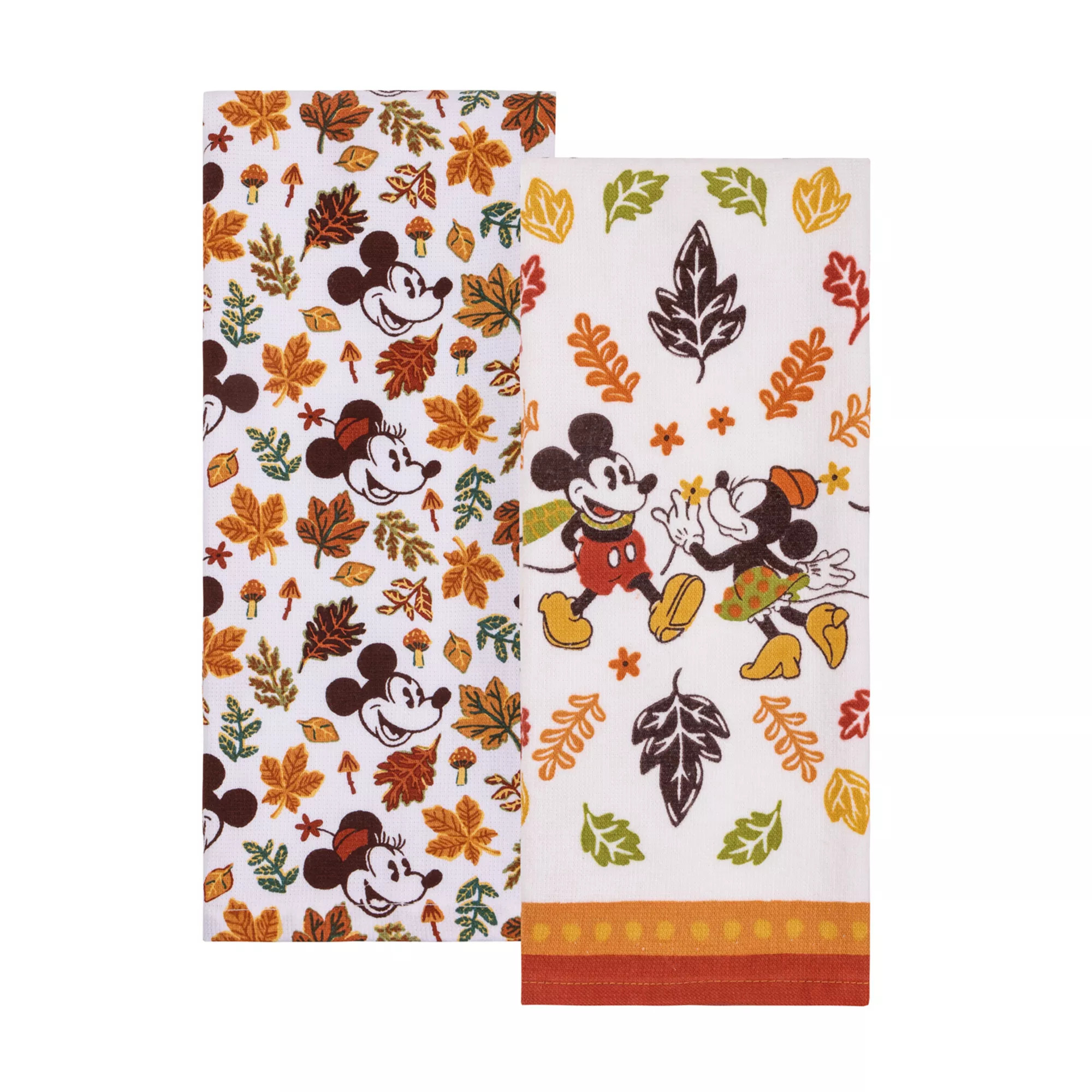 Celebrate Together\u2122 Disney's 2-Piece Fall Mickey & Minnie Kitchen Towel Set | Kohl's