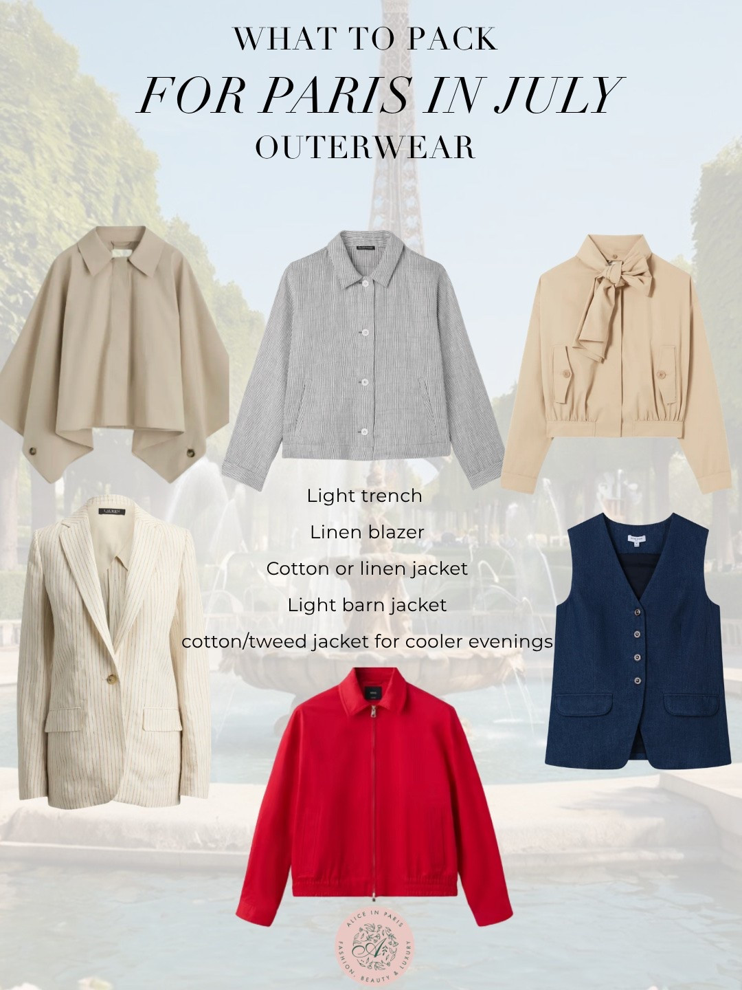 what to wear in paris in july