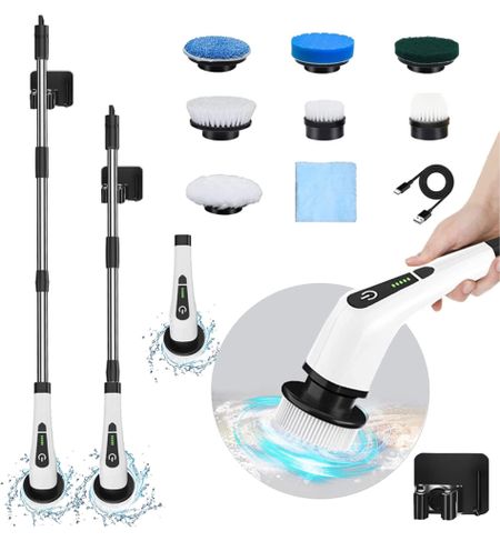 Electric Cleaning Brush under $30 with 1.1K 5+ star reviews!! 
Use code: SOG34AVF

#LTKhome #LTKunder50 #LTKFind