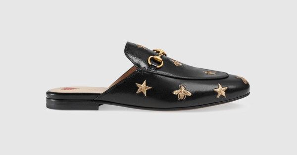 Princetown embroidered leather slipper | Gucci (US)