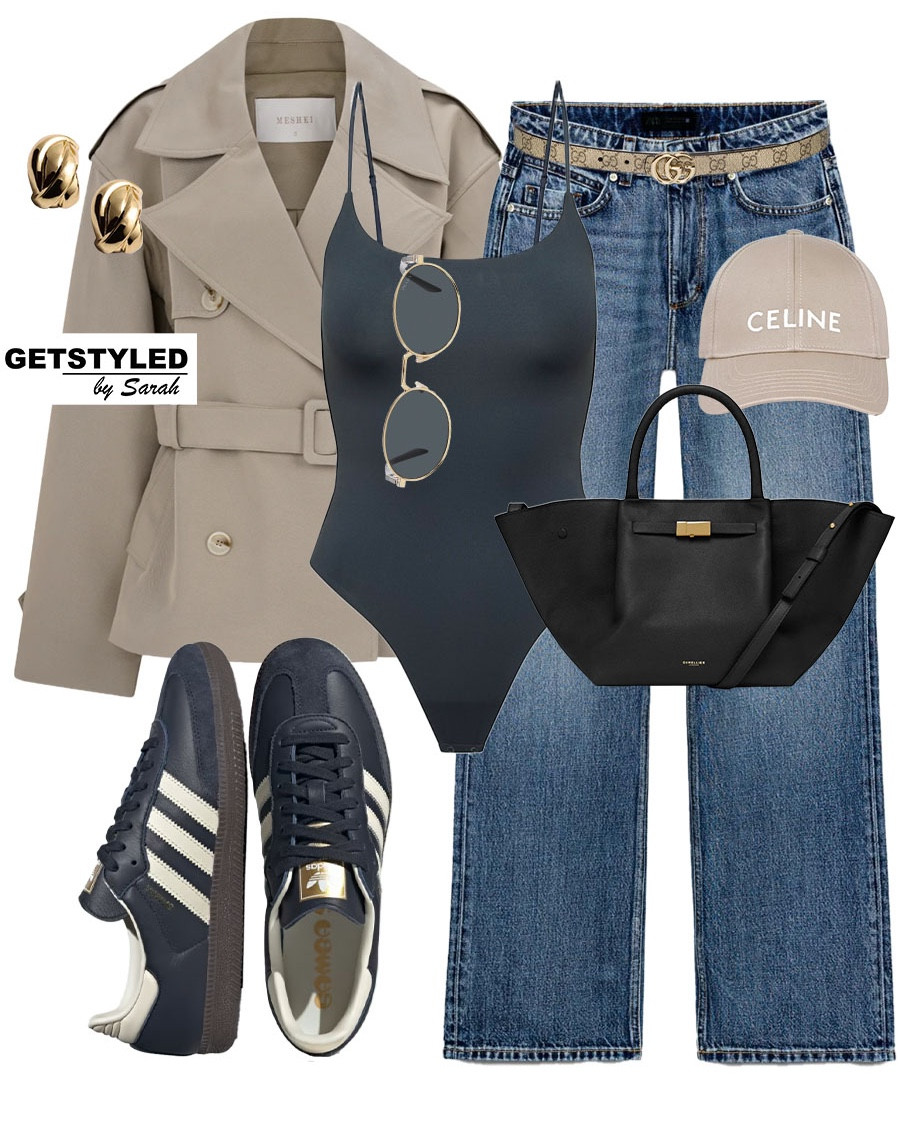 Navy for spring 💙

#navy #spring #blue #jeans #trenchcoat 

#LTKspring #LTKstyletip #LTKshoes