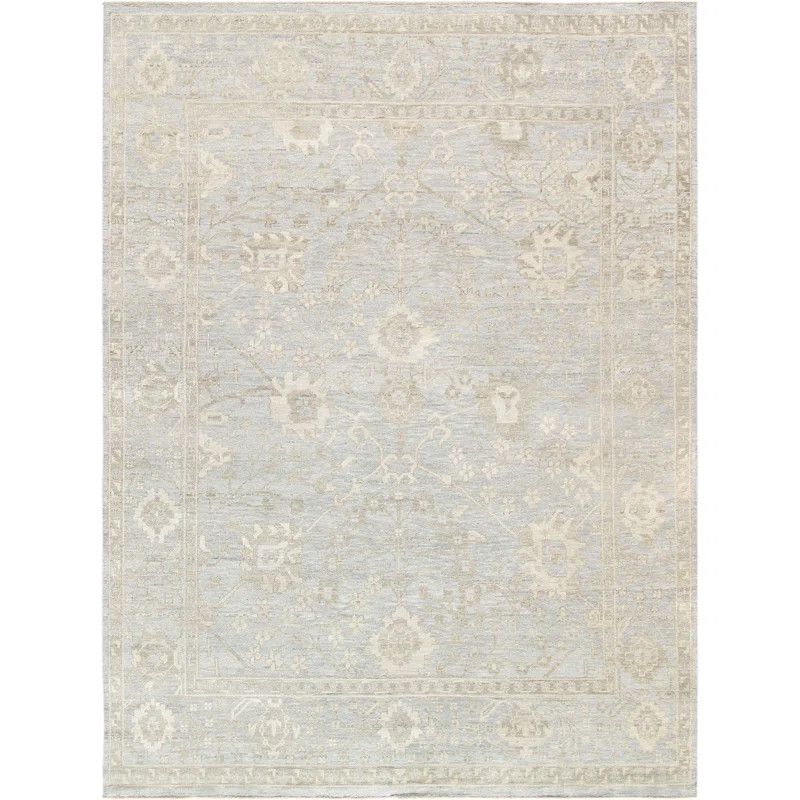 Oushak Hand Knotted Wool Oriental Rug | Wayfair North America