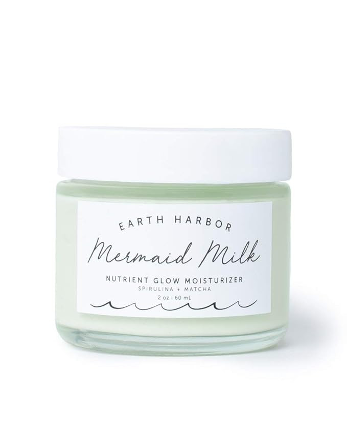 Earth Harbor | MERMAID MILK Nutrient Glow Moisturizer | Lightweight Botanical Hydration | Matcha ... | Amazon (US)