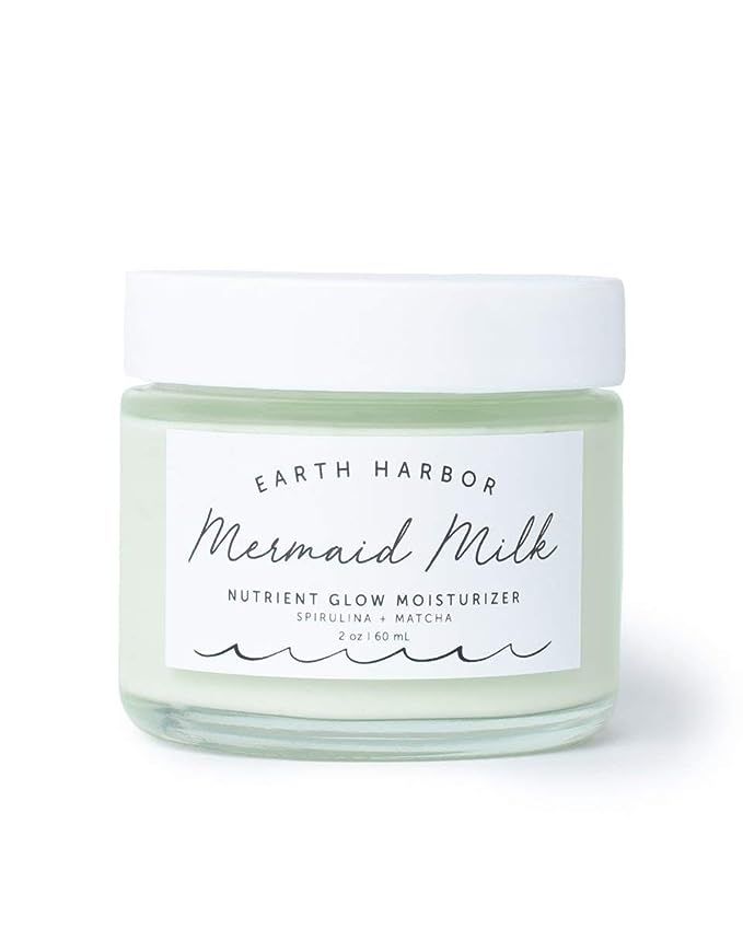 Earth Harbor | MERMAID MILK Nutrient Glow Moisturizer | Lightweight Botanical Hydration | Matcha ... | Amazon (US)