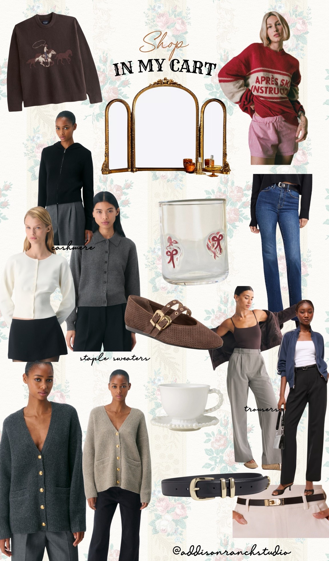 everyday staple cashmere sweaters, trousers, comfy jeans, dream vanity mirror and more ☺️✨

#LTKootd #LTKSeasonal #LTKHoliday