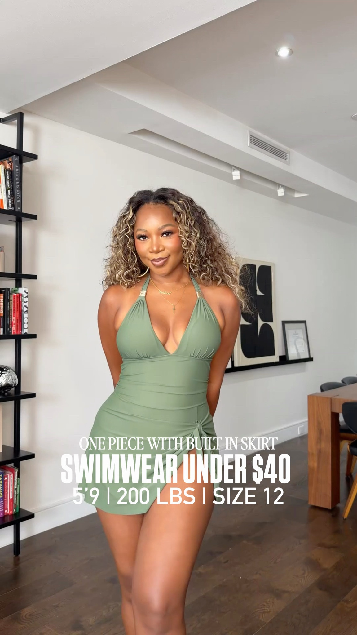I loveeeee these one piece swimsuits!!! I am 5’9 200 lbs wearing medium in these!! Large would fit fabulous too. Linked my anklets as well 
