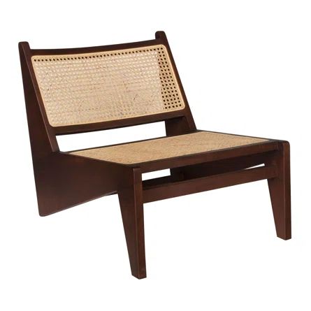Demars Solid Wood and Cane Occasional Chair | Wayfair North America