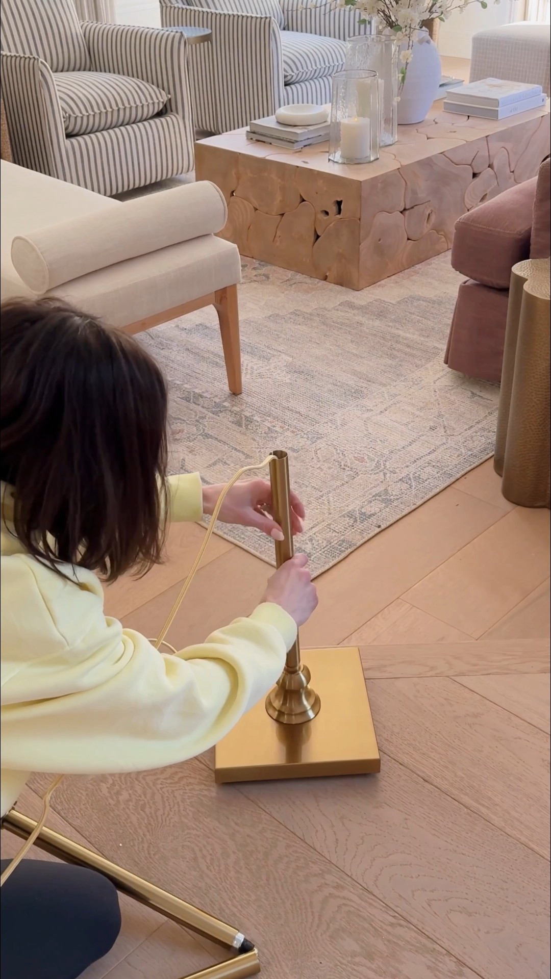 Love this Amazon floor lamp find! Under $90 and has a built in dimmer, adjustable height, and comes in three finishes! 

#LTKSeasonal #LTKHome #LTKselfcare