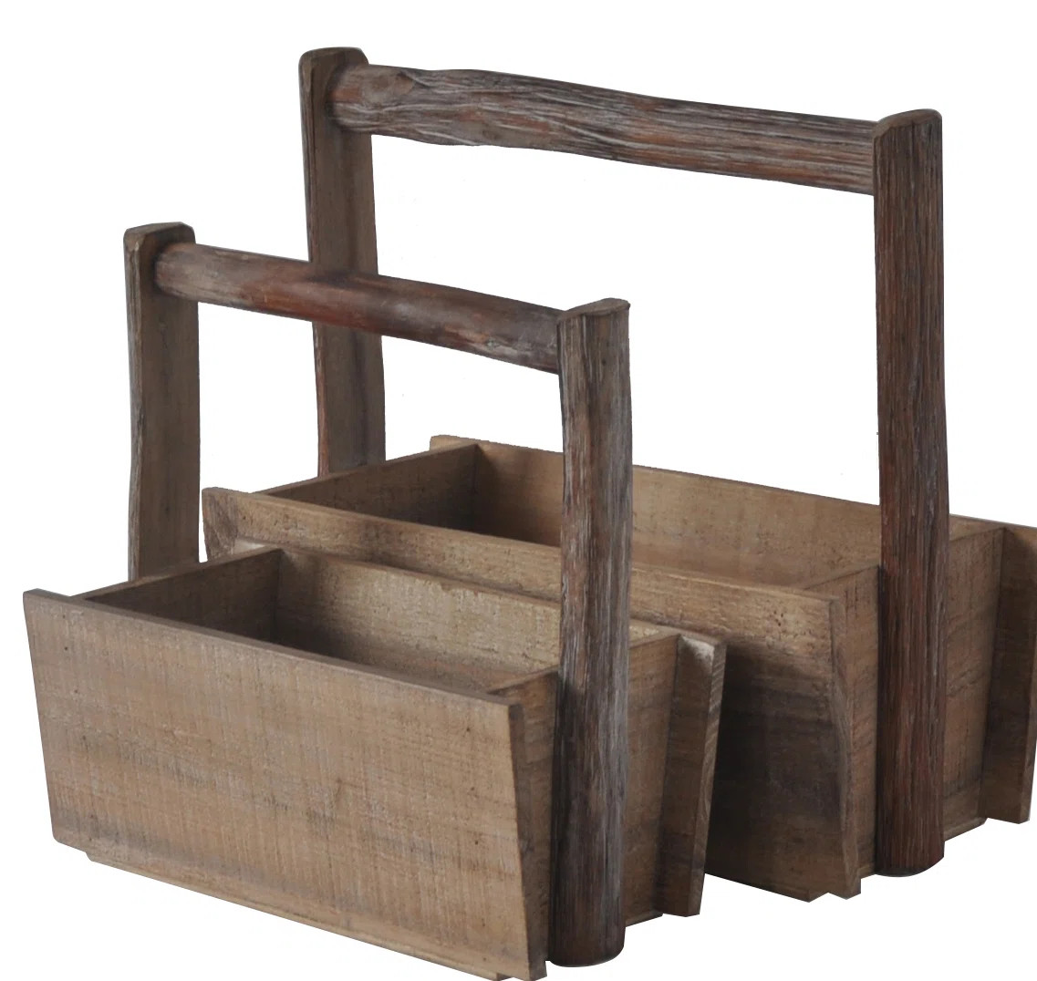 Loon Peak® Solid Wood Decorative Bin | Wayfair North America