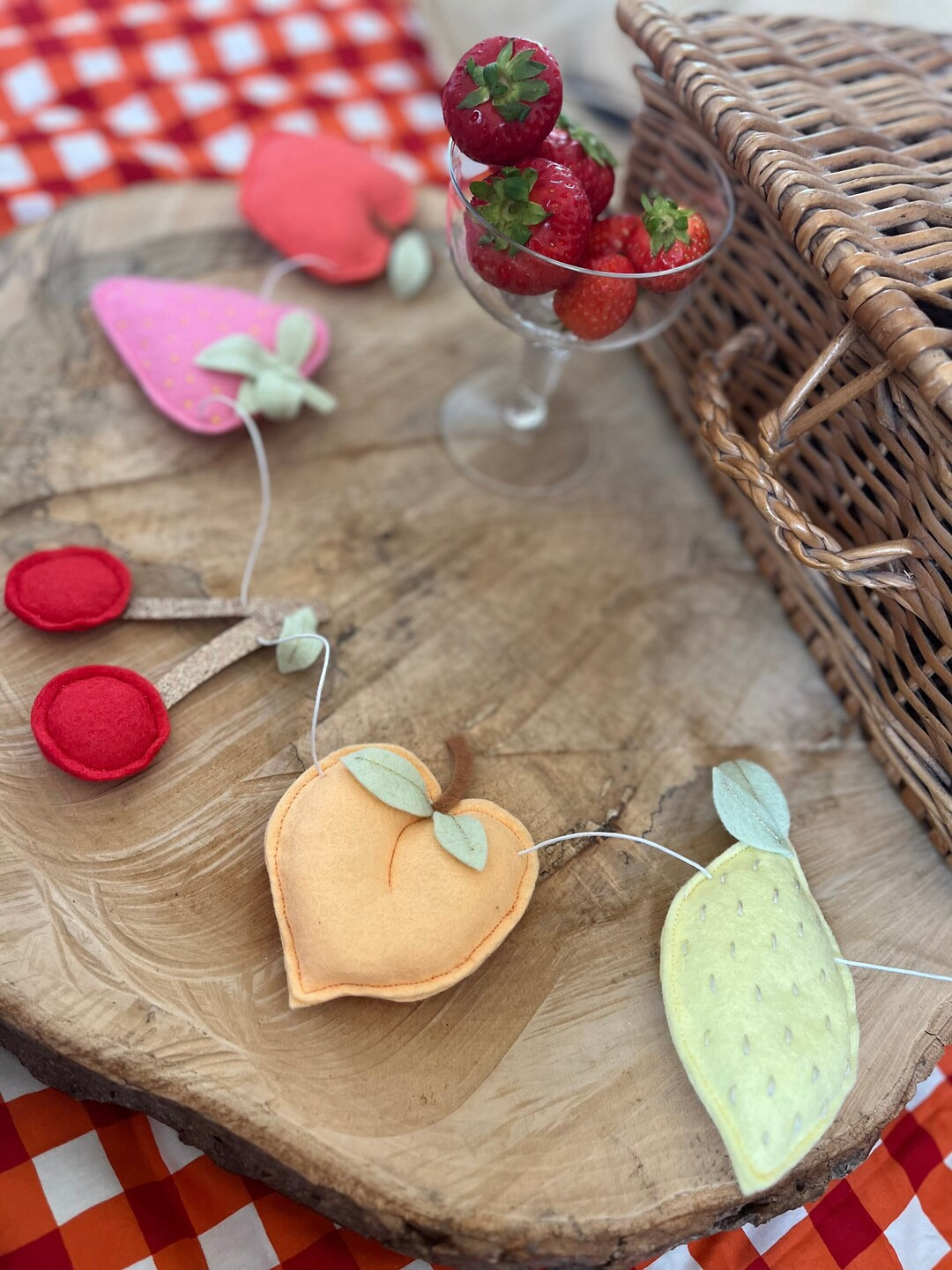 Felt Fruit Garland | Etsy (UK)