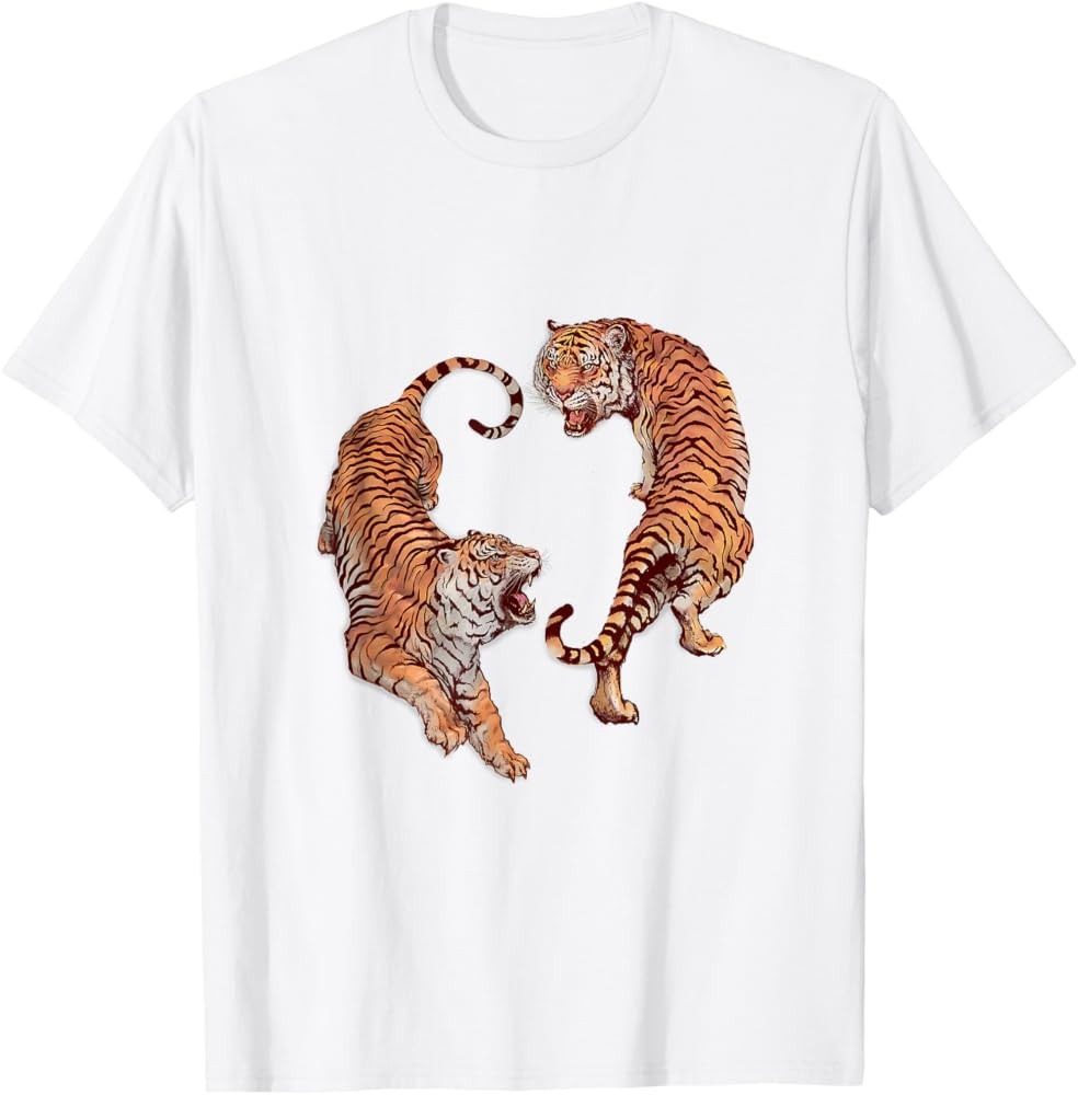 Tiger Roar Yin Yang T-Shirt | Amazon (US)