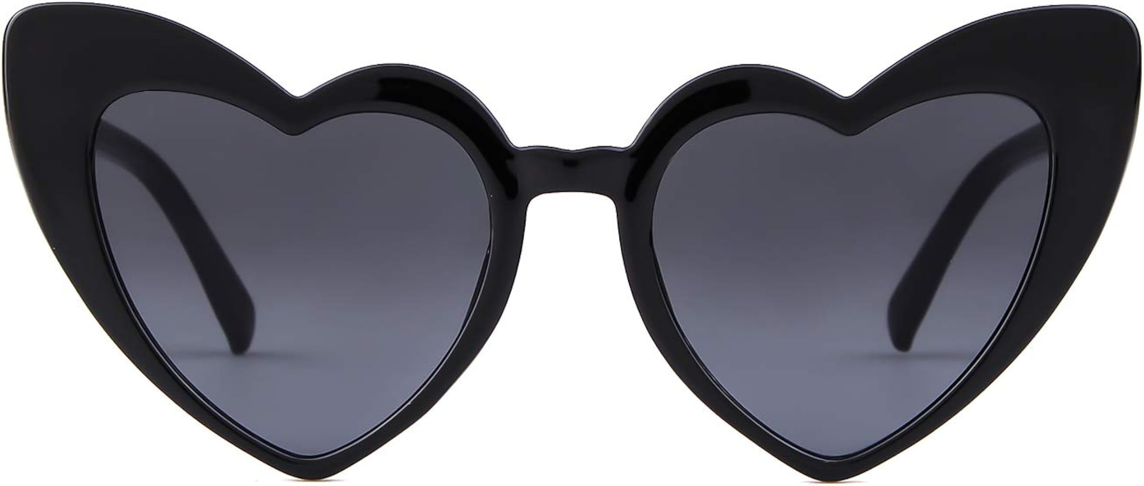 GIFIORE Heart Sunglasses Vintage Retro Oversized Heart Shaped Cat Eye Sun Glasses | Amazon (US)