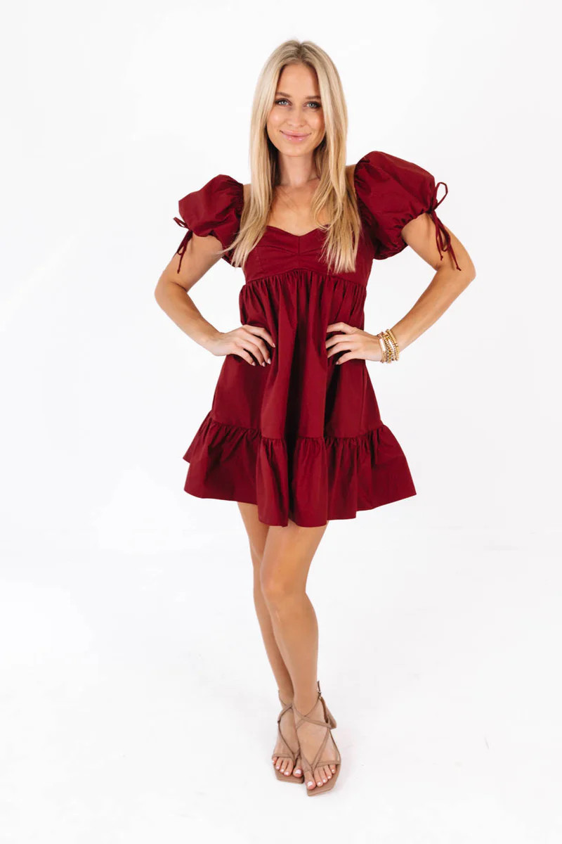 Feeling Peachy Dress - Berry | The Impeccable Pig
