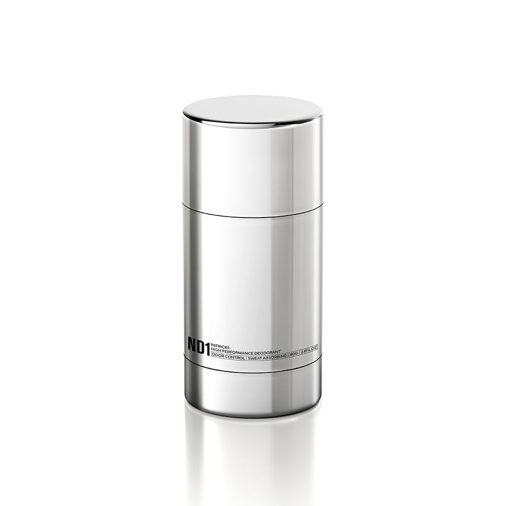 PATRICKS ND1 High Performance Aluminum Free Deodorant for Men, Stick, Notes of Italian Bergamot a... | Amazon (US)