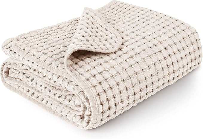 Konssy Waffle Baby Blanket - Soft & Cozy Nursery Swaddle Blanket, Lightweight Toddler Throw for B... | Amazon (US)