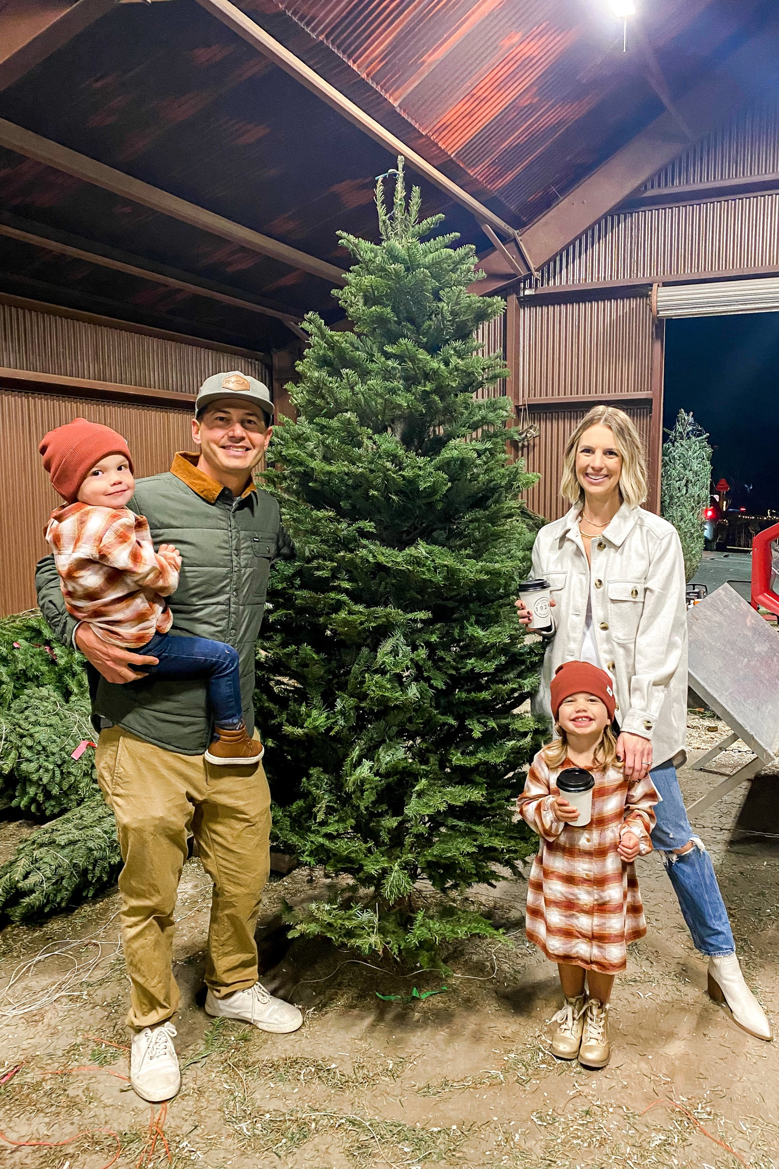 She’s a beaut!🌲

#christmas2022 #familytradition #christmastreefarm #fallstyle #falloutfit #neutrallook #shacket #maternitytank #maternityjeans #fallboots #boneboots #bumpfriendly #tennisnecklace #layerednecklaces #plaid #flannel #toddleroutfits #toddlershoes #toddlerbeanie #cozystyle

#LTKbump #LTKstyletip #LTKfamily
