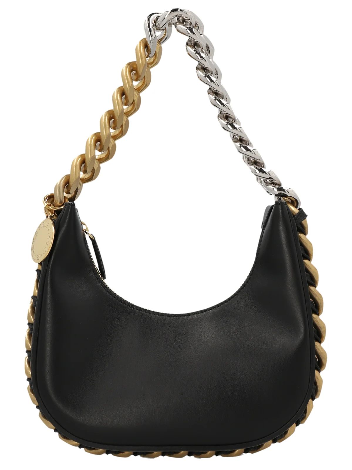 Stella McCartney Frayme Chain Embellished Shoulder Bag | Cettire Global