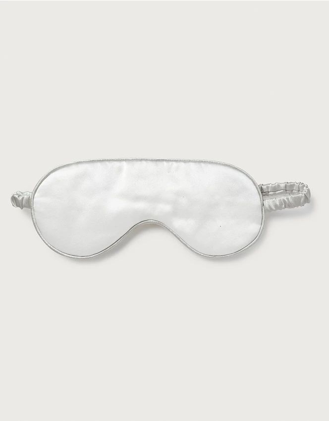 Silk Piped Eye Mask | Slippers, Socks & Sleep Accessories | The  White Company | The White Company (UK)