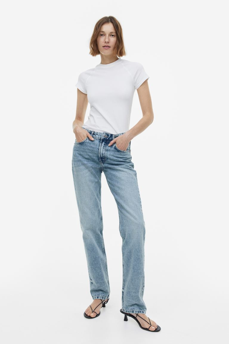 Straight Low Jeans | H&M (UK, MY, IN, SG, PH, TW, HK)