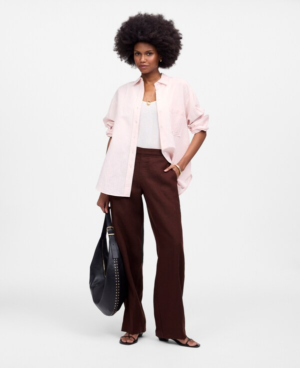 The Easy Pull-On Pant in 100% Linen | Madewell