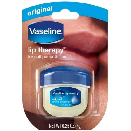 4 Pack - Vaseline Lip Therapy Original, .25 oz | Walmart (US)