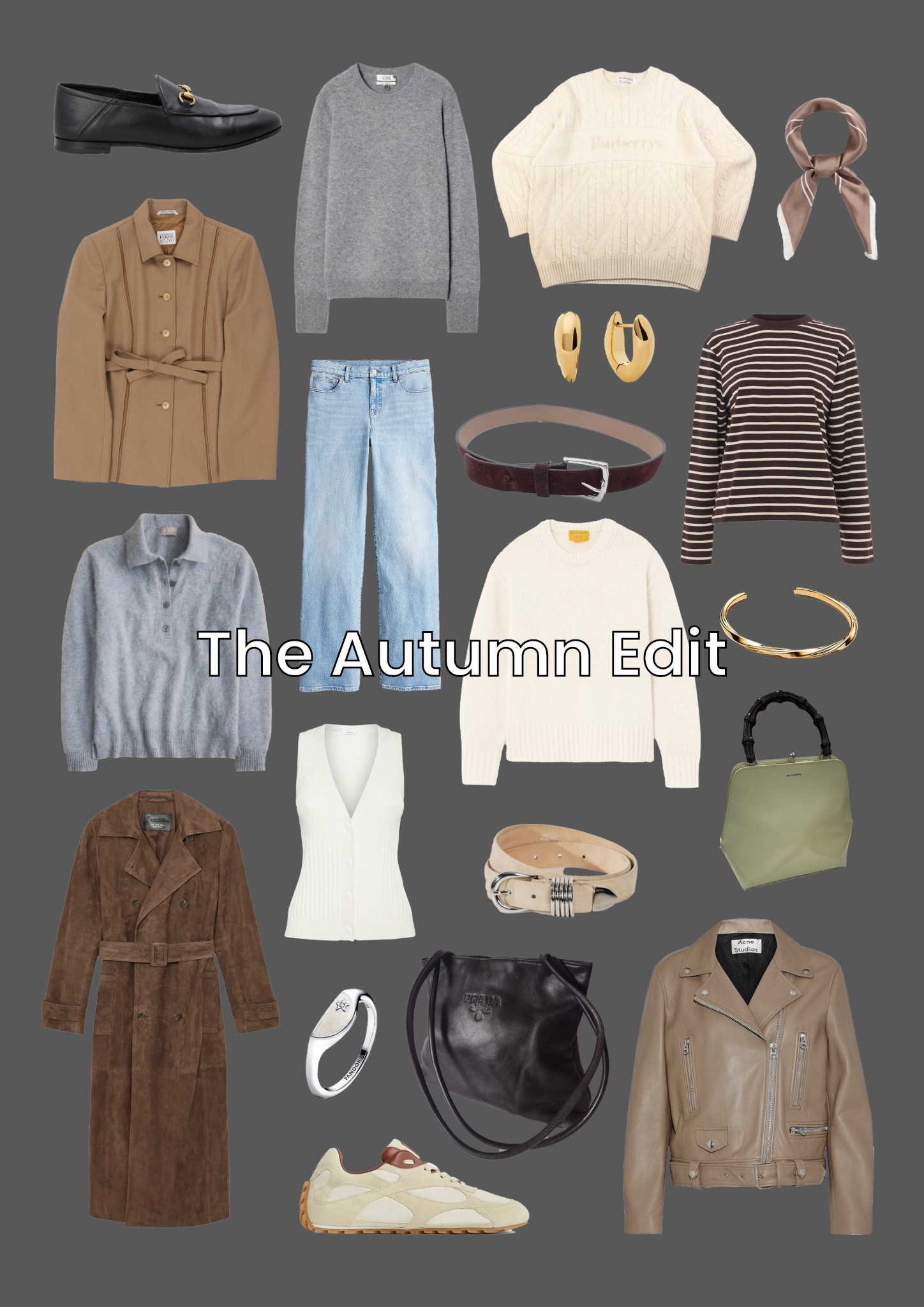 Autumn wardrobe staples 🩶
Including a mixture of preloved (from my fave eBay) and also new items! 

Knitwear, autumn capsule wardrobe, trench coat, suede, jacket, leather biker, cashmere, jumper, tshirt, jewellery, top, smart casual, jeans, hoops, earrings, bangle, silver, simple styling, grey, neutral, beige, black, designer bag, eBay, jil sander 

#LTKautumn #LTKFashionMonth #LTKuk