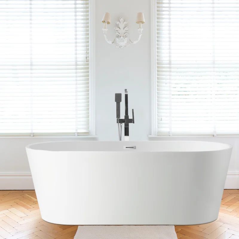 VA6815-L 67" x 32" Freestanding Soaking Bathtub | Wayfair North America