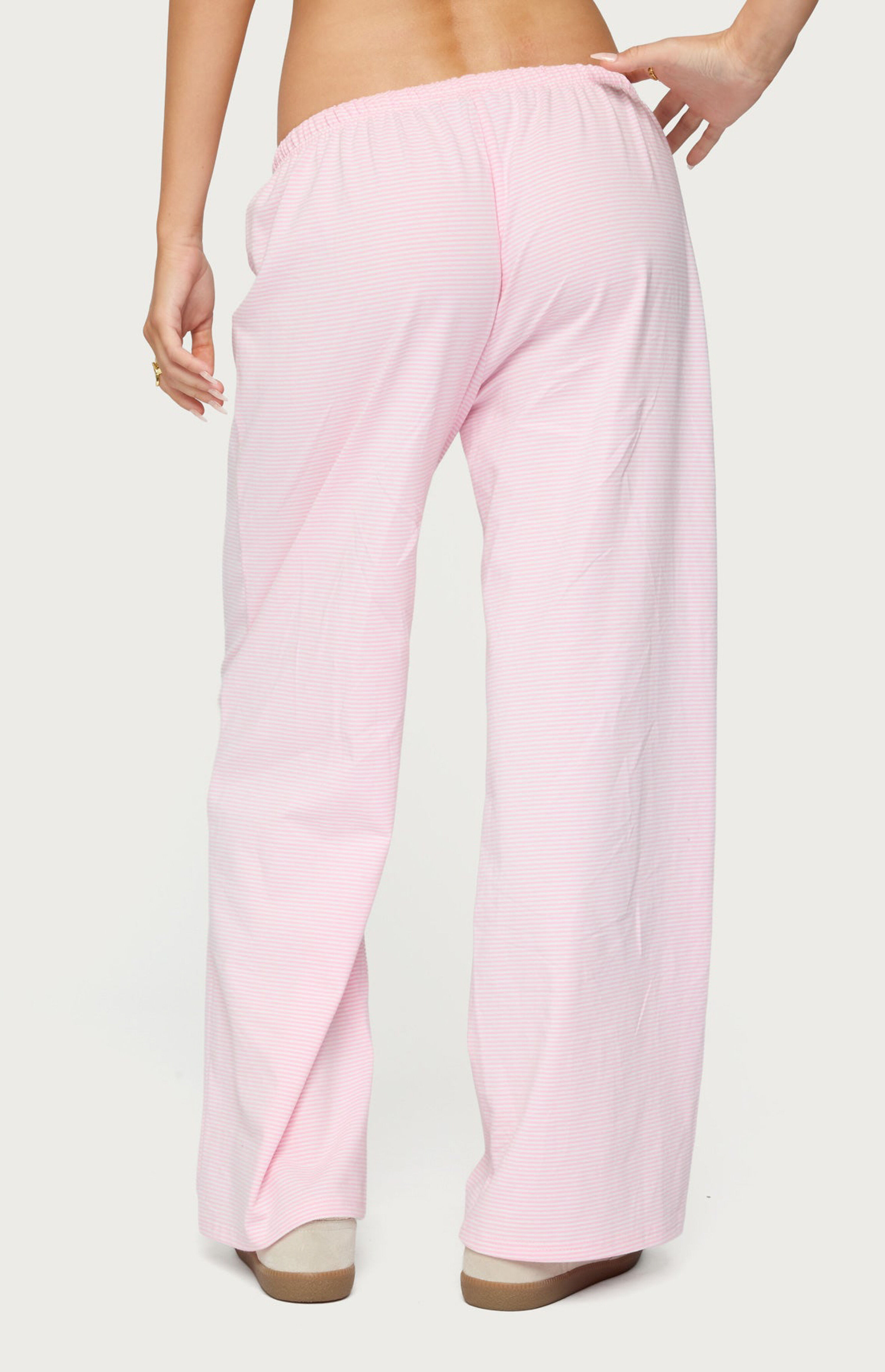Edikted Petite Olivia Striped Loose Fit Pants | PacSun