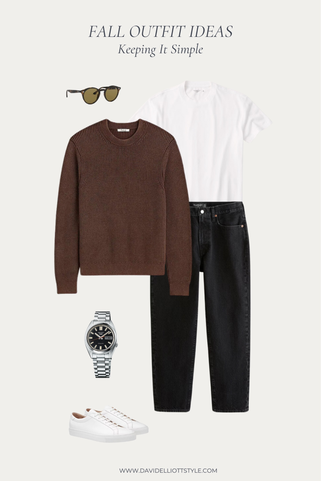 Simple fall outfit idea with brown sweater 



#LTKMens