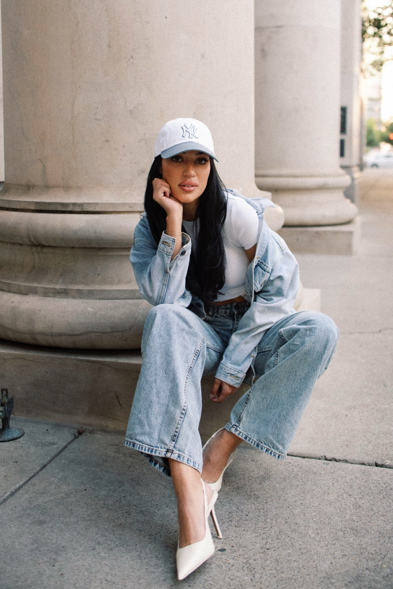 I wish I could wear this outfit everyday. So simple and cute 

#LTKSeasonal #LTKShoeCrush #LTKFindsUnder50