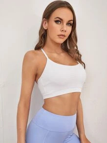 Solid High Support Sports Bra
   SKU: swspbra03210301181      
          (970 Reviews)
          ... | SHEIN