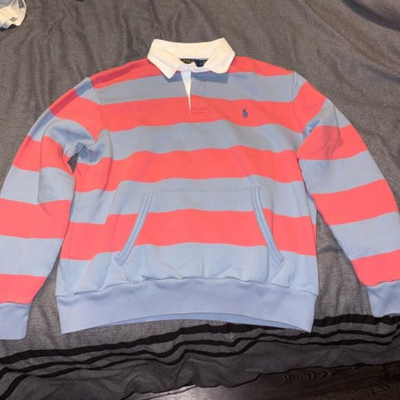 Polo Ralph Lauren Pink and Baby Blue Crewneck Sweater. | Poshmark