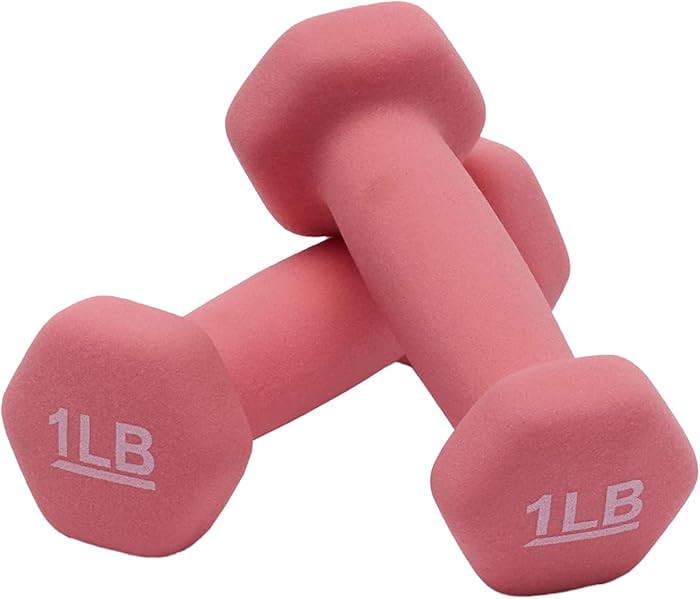 Amazon Basics Neoprene Dumbbell Hand Weights for Exercise and Muscle Toning | Amazon (US)